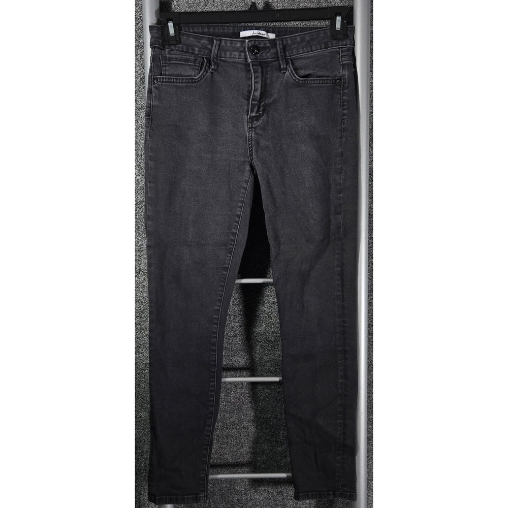 Sam Edelman The Kitten Mid Rise Skinny Ankle Jeans Dark Gray 28x27.5